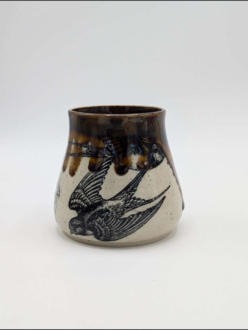Handcrafted Handmade Mug With Bird Design
